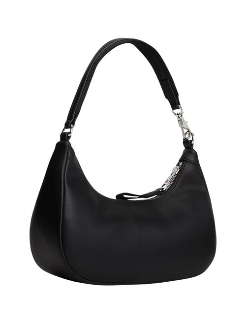 Borsa nera in poliuretano Tommy Jeans | AW0AW17895BDS